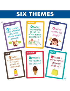 Juego de Trivia Familiar LotFancy - 60 Tarjetas Jumbo para Todas las Edades 2