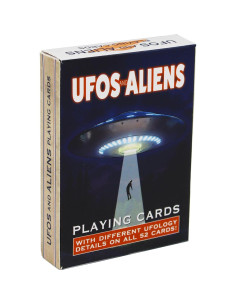 Baraja de Cartas de Juego OVNIs y Extraterrestres Slade Delastrode - 52 Cartas 2