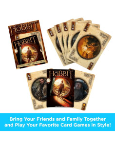 Baraja de Cartas El Hobbit AQUARIUS - 54 Cartas Temáticas 2