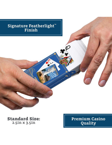 Baraja de Cartas Premium Boardwalk Puzzles Yellowstone 99g