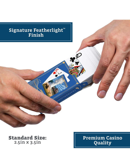 Baraja de Cartas Premium Boardwalk Puzzles Yellowstone 99g