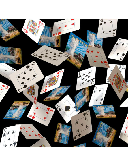 Baraja de Cartas Premium Boardwalk Puzzles Yellowstone 99g