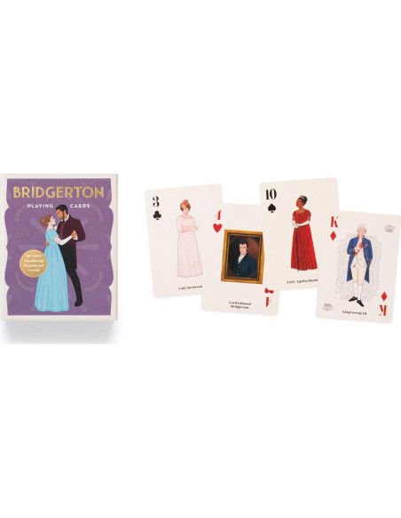 Cartas de Juego Bridgerton Laurence King - Mazo de 54 Cartas