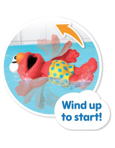 Juguete de baño Elmo Sesame Street 17.78 cm para niños 2+ 2