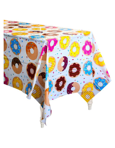 Mantel de Fiesta Donut BeYumi 4 Pack 180x108 cm Desechable