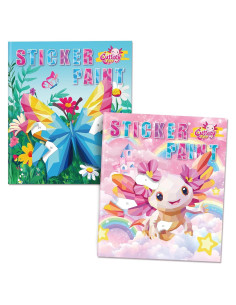 Libro de Pegatinas Pintar por Números CutteeyFyry - 2 Piezas