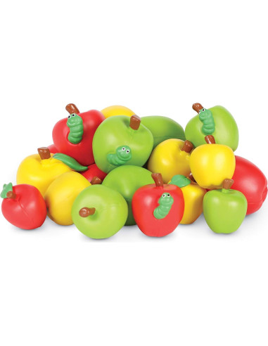 Juguetes de Aprendizaje Recursos de Manzanas 27 Piezas 3+