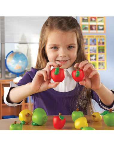 Juguetes de Aprendizaje Recursos de Manzanas 27 Piezas 3+