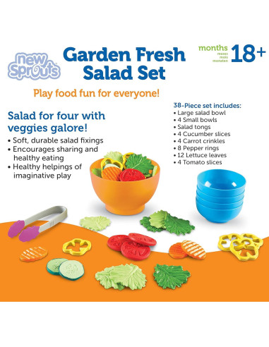 Conjunto de Ensalada Fresca Learning Resources - 38 Piezas