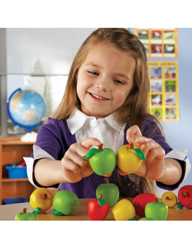Juguetes de Aprendizaje Recursos de Manzanas 27 Piezas 3+