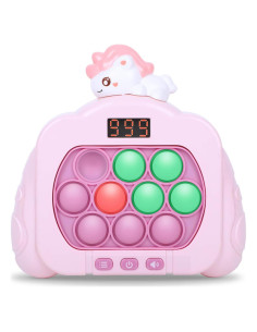 Juego Rápido de Empujar Pop Antiestrés HLXY con LED 12 Modos