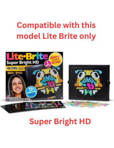 Plantillas de recarga Lite Brite HD IllumiPeg - 10 diseños animales 2