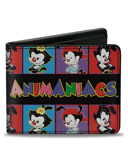 Billetera Bifold Cuero Vegano Buckle-Down Animaniacs