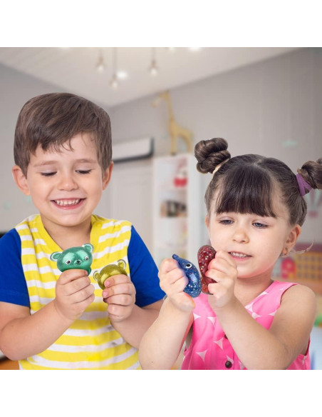 ArtCreativity Juguetes Squishy Oso Gummy - Set de 4 Pcs