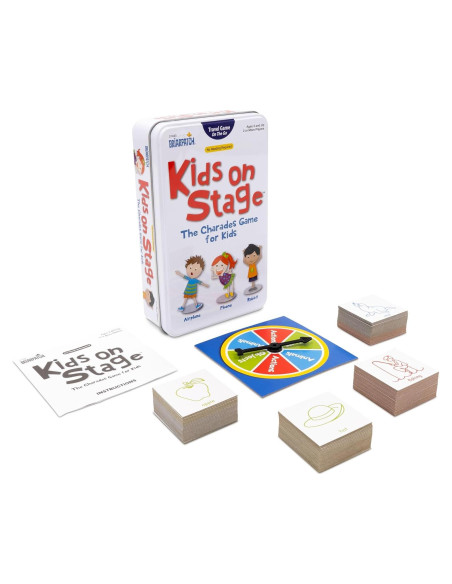 Juego de Charadas Niños en Escena University Games - Lata de Viaje