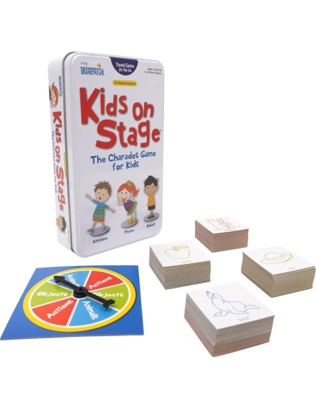 Juego de Charadas Niños en Escena University Games - Lata de Viaje