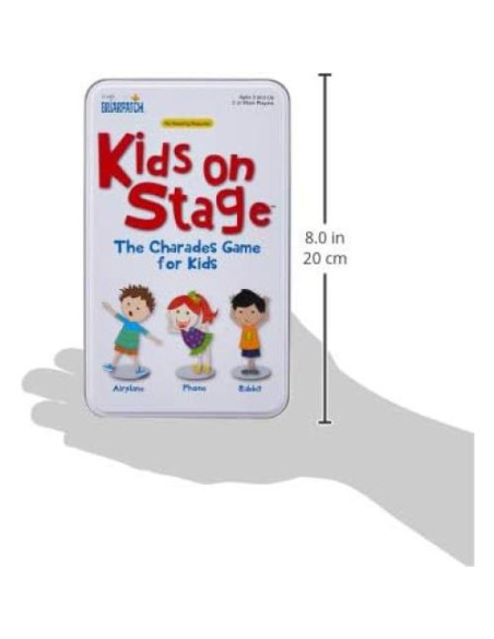 Juego de Charadas Niños en Escena University Games - Lata de Viaje