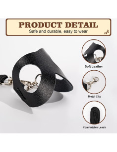 Juego de Arnés y Correa Ajustable Swirge para Animales Pequeños 2