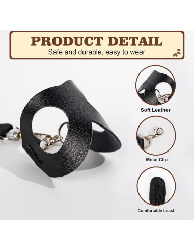 Juego de Arnés y Correa Ajustable Swirge para Animales Pequeños