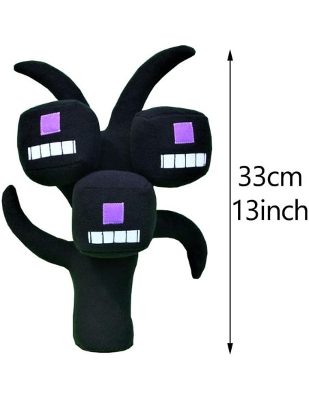 Juguete de Peluche Pesado 33 cm Negro Genérico para Coleccionistas