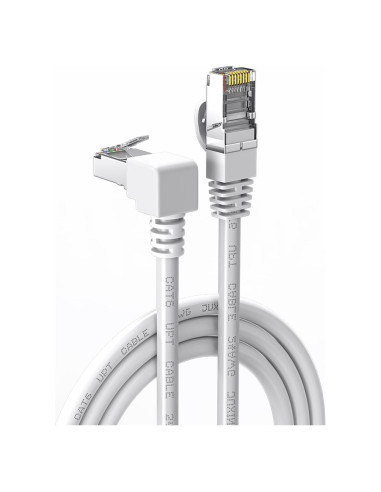 Cable Ethernet Cat6 90 Grados JUXIN 0.91M Blanco 1Gbps