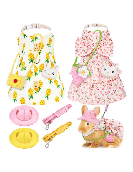 Disfraz de Conejo Weewooday para Mascotas - 10 Piezas