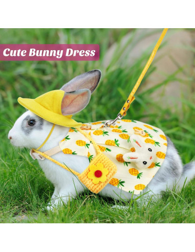 Disfraz de Conejo Weewooday para Mascotas - 10 Piezas