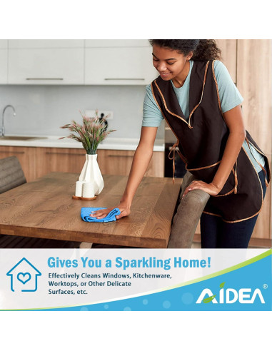 Paños de Microfibra AIDEA 100PK 30x30cm Suaves y Absorbentes