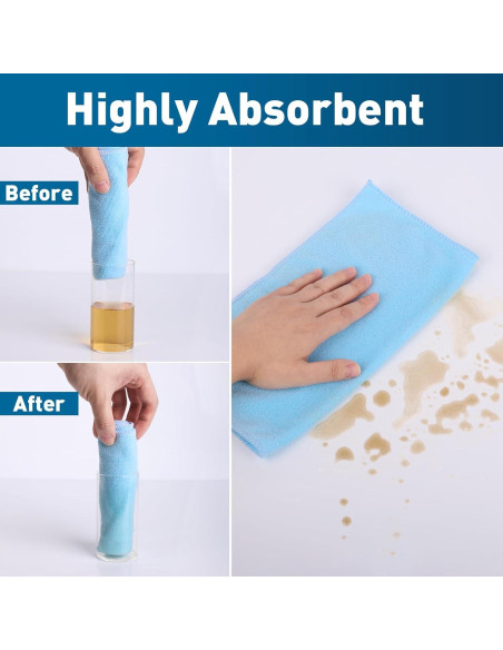 Paquete de 50 Paños de Microfibra TEAWOO 30x30 cm Surtidos