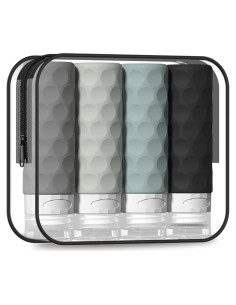 Botellas de Viaje Silevoler 3oz Aprobadas por TSA - 4 Piezas