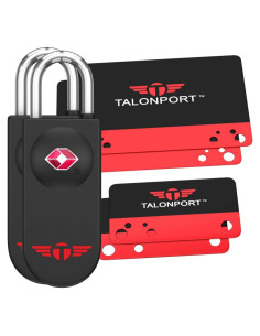 Candados de Equipaje TSA Talonport - Paquete de 2, Metal Duradero