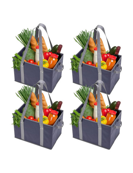 Bolsas de Compras Reutilizables Windhaven 4pk Extra Grandes