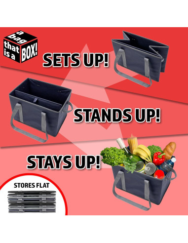 Bolsas de Compras Reutilizables Windhaven 4pk Extra Grandes