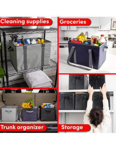 Bolsas de Compras Reutilizables Windhaven 4pk Extra Grandes