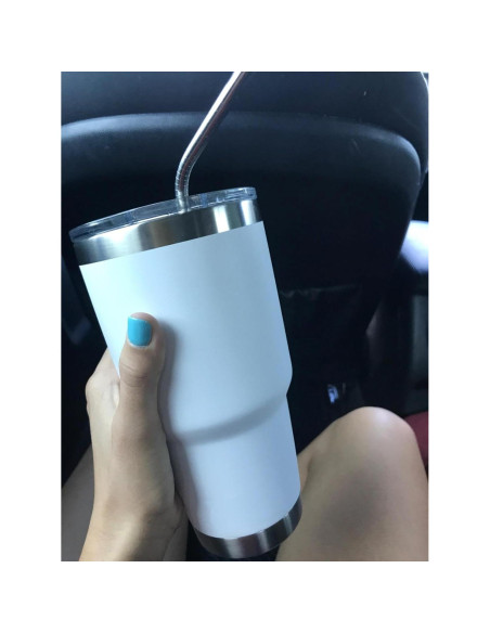 Juego de 4 Pajitas de Metal Reutilizables CAMDEA con Estuche