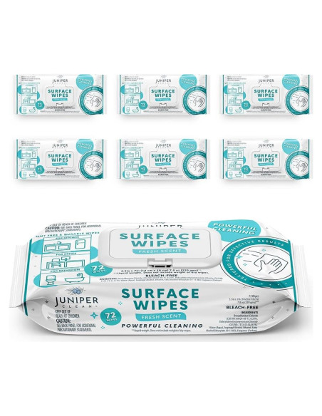 Toallitas de Limpieza Multiusos Juniper CLEAN 432 Unidades