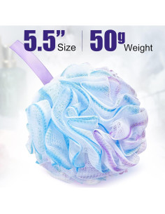 Paquete de 48 Esponjas de Baño Shellwei 50g Exfoliantes 2