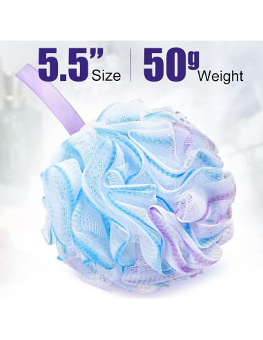 Paquete de 48 Esponjas de Baño Shellwei 50g Exfoliantes