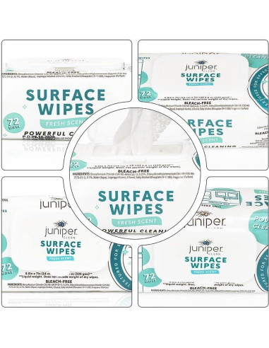 Toallitas de Limpieza Multiusos Juniper CLEAN 432 Unidades