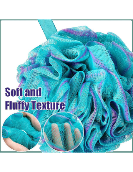 Paquete de 48 Esponjas de Baño Shellwei 50g Exfoliantes