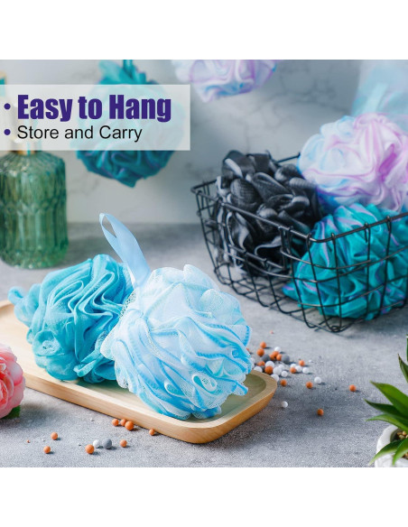 Paquete de 48 Esponjas de Baño Shellwei 50g Exfoliantes