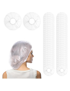 150 Gorras de Ducha Desechables Styquenzer Impermeables