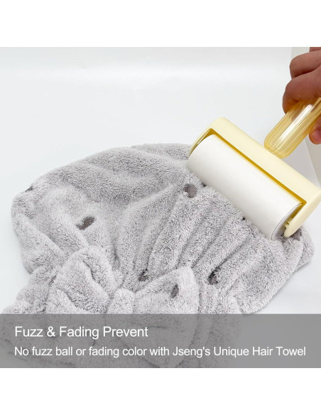 Toalla de Microfibra Jseng 3 Piezas Secado Rápido para Cabello