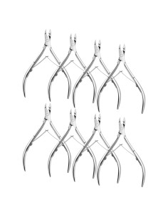 8 Cortadores de Cutículas de Acero Inoxidable Janpin