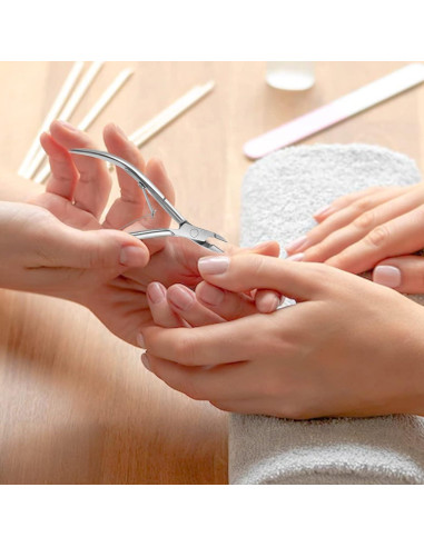 8 Cortadores de Cutículas de Acero Inoxidable Janpin