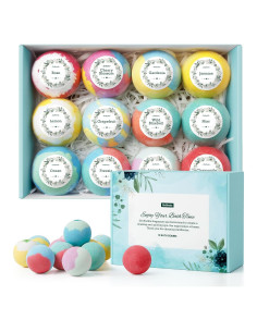 Set de 12 Bombas de Baño Naturales ZenBombs con Manteca de Karité