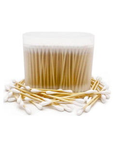 Bastones de Algodón Biodegradables 900pcs Bambú El Futuro es Bambú