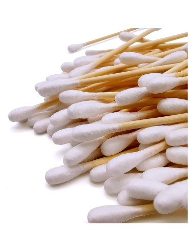 Bastones de Algodón Biodegradables 900pcs Bambú El Futuro es Bambú