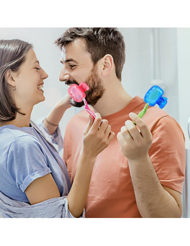 6 Cubiertas de Cepillo de Dientes Atiloy - Portátiles y Coloridas