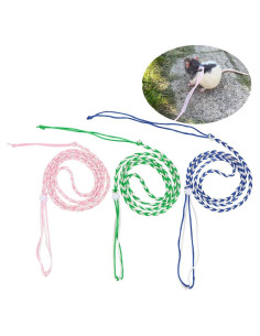 Paquete de 3 Arnés Ajustable para Hámster y Mascotas Pequeñas